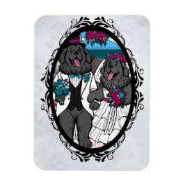 Newfy Love (Valentijn, bruiloft, Jubileum) Magneet