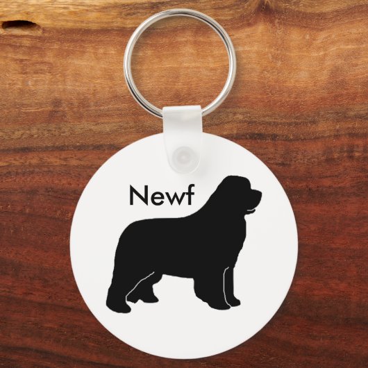 Newfy newf sleutelhanger (Voorkant)