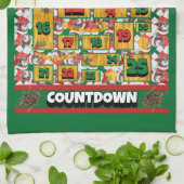 Newfypoo Counting Kerstmis Advent Calendar Dog Theedoek (Gevouwen)