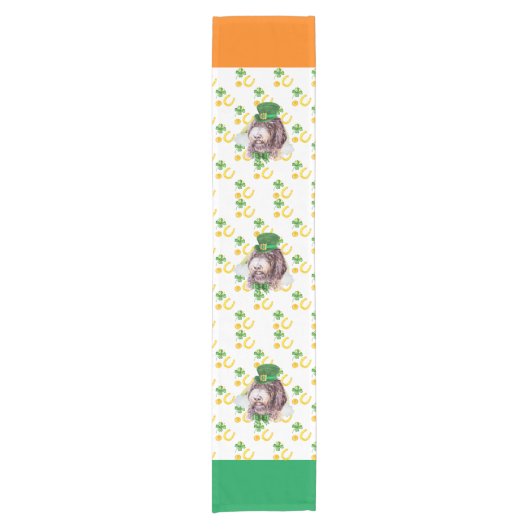 Newfypoo Holiday Home Decor St Patricks Day Korte Tafelloper (Voorkant)
