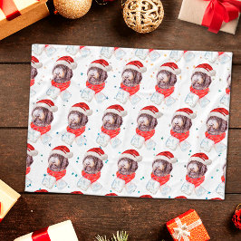 Newfypoo-hondenras Kerststerren Fleece Deken