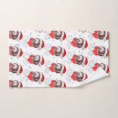 Newfypoo-hondenras Kerststerren Handdoek (Handdoek)
