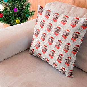 Newfypoo-hondenras Kerststerren Kussen
