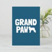 Newfypoo Opa Opa Hond Cadeau Feestdagenkaart (Staand voorkant)