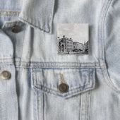 Newgate gevangenis, 1799 vierkante button 5,1 cm (In situ)