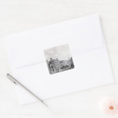 Newgate gevangenis, 1799 vierkante sticker (Envelop)