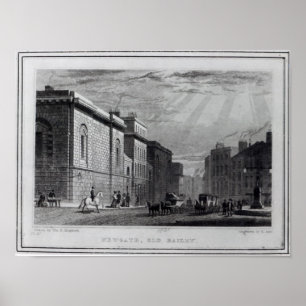 Newgate-gevangenis en Old Bailey Poster