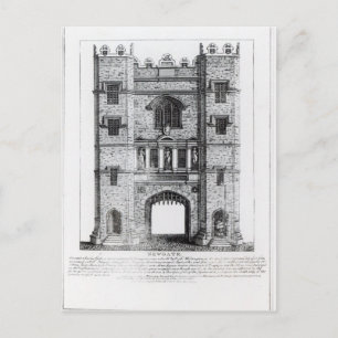 Newgate, Londen, pub. 1761 Briefkaart