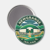Newgrange Ierland Magneet (Voorkant / Achterkant)