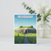 Newgrange Ierland Reis Briefkaart (Staand voorkant)