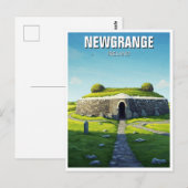 Newgrange Ierland Reis Briefkaart (Voorkant / Achterkant)