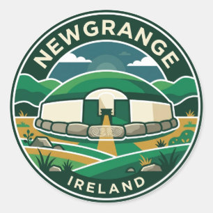 Newgrange Ierland Ronde Sticker