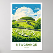 Newgrange Ireland Reisposter Poster (Voorkant)