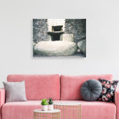 Newgrange Ireland, spiral Stone Symbols print (Insitu (Woonkamer))