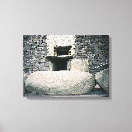 Newgrange Ireland, spiral Stone Symbols print (Voorkant)