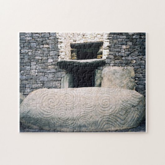 Newgrange megalithic tomb, Ierland Legpuzzel (Horizontaal)