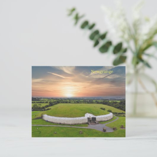 Newgrange Stone Age Passage Tomb Briefkaart (Staand voorkant)