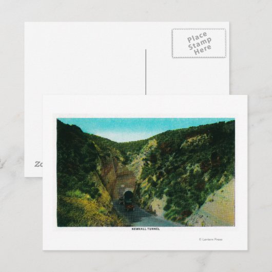Newhall Tunnel op Ridge RouteRidge Route, CA Briefkaart (Voorkant / Achterkant)