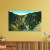 Newhall Tunnel op Ridge RouteRidge Route, CA Canvas Afdruk (Insitu (Woonkamer))