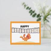 NewHappy Thanksgiving Post Kaarten Feestdagenkaart (Staand voorkant)