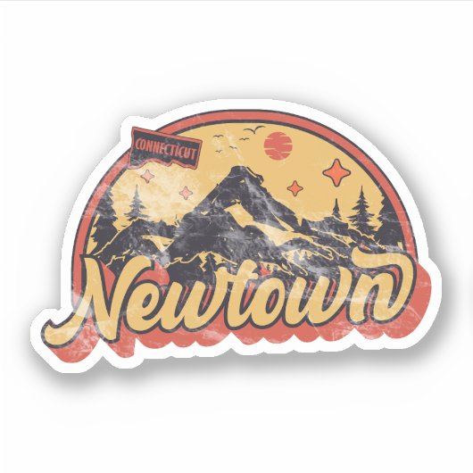 Newington, Connecticut Sticker (Voorkant)