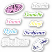 Newjeans Vinyl Stickers (Voorkant)