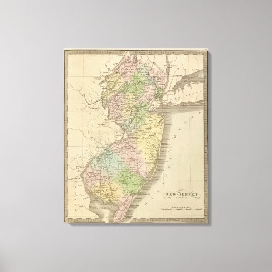 NewJersey 2 Canvas Afdruk (Voorkant)