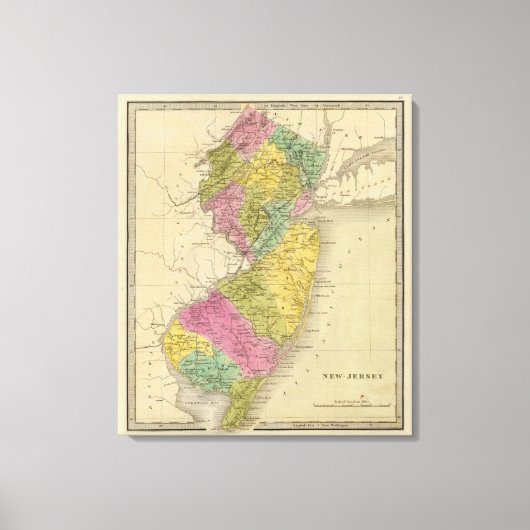 NewJersey Canvas Afdruk (Voorkant)