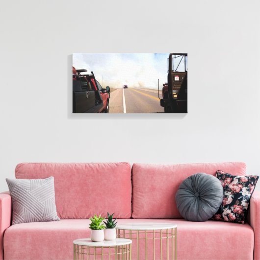 Newkirk Fire Canvas Afdruk (Insitu (Woonkamer))