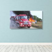 Newkirk Fire Canvas Afdruk (Insitu (Houten vloer))