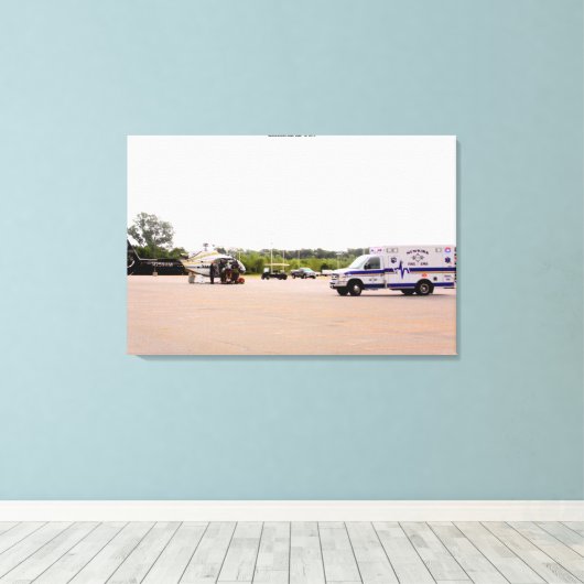 Newkirk Fire Canvas Afdruk (Insitu (Houten vloer))