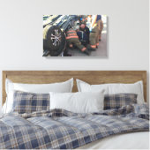 Newkirk Fire rescue Canvas Afdruk (Insitu (Slaapkamer))