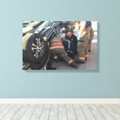 Newkirk Fire rescue Canvas Afdruk (Insitu (Houten vloer))