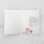 Newly Illumined in Christ Baptism Card Programma (Binnen)