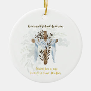 Newly Ordained Priest Pastor Deacon Minister Keramisch Ornament