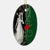 Newly Wed-versiering Keramisch Ornament (Rechts)