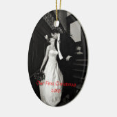 Newly Wed-versiering Keramisch Ornament (Links)