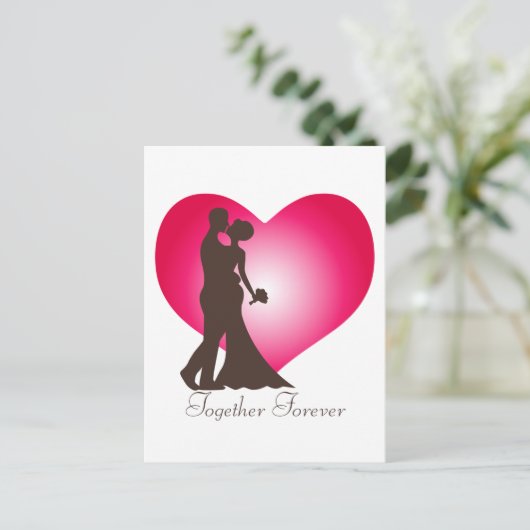 Newly weddenschap briefkaart (Staand voorkant)