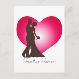 Newly weddenschap briefkaart