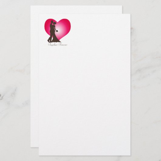 Newly weddenschap briefpapier (Voorkant / Achterkant)