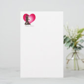 Newly weddenschap briefpapier (Staand voorkant)