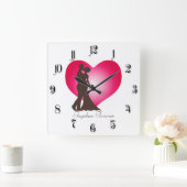 Newly weddenschap vierkante klok (Huis)