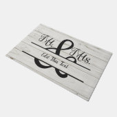 Newly Wedding Mr. en mevrouw Gift Deurmat (Schuin)