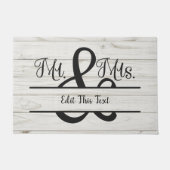 Newly Wedding Mr. en mevrouw Gift Deurmat (Voorkant)