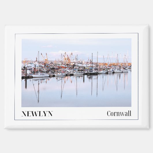 Newlym, Cornwall, Verenigd Koninkrijk Magneet (Voorkant)
