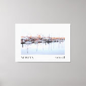 Newlyn Harbour, Cornwall Canvas Afdruk (Voorkant)