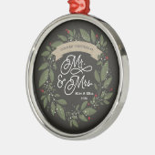 Newlywed Christmas Ornament Gift (Links)