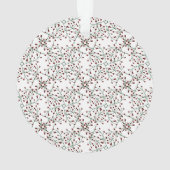 Newlyweds 1st Christmas Mr & Mrs Holly Photo Ornament (achterkant)