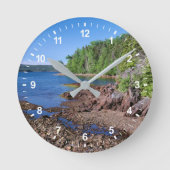 Newman Sound Vertical Ronde Klok (Voorkant)