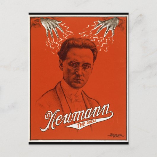 Newmann de Grote Magicus Briefkaart (Voorkant)